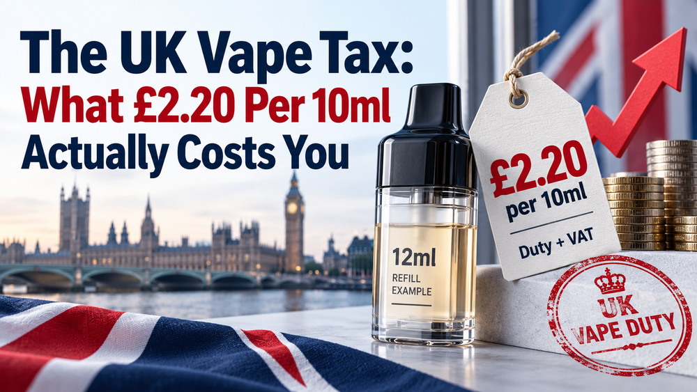 The UK Vape Tax: What £2.20 Per 10ml Actually Costs You