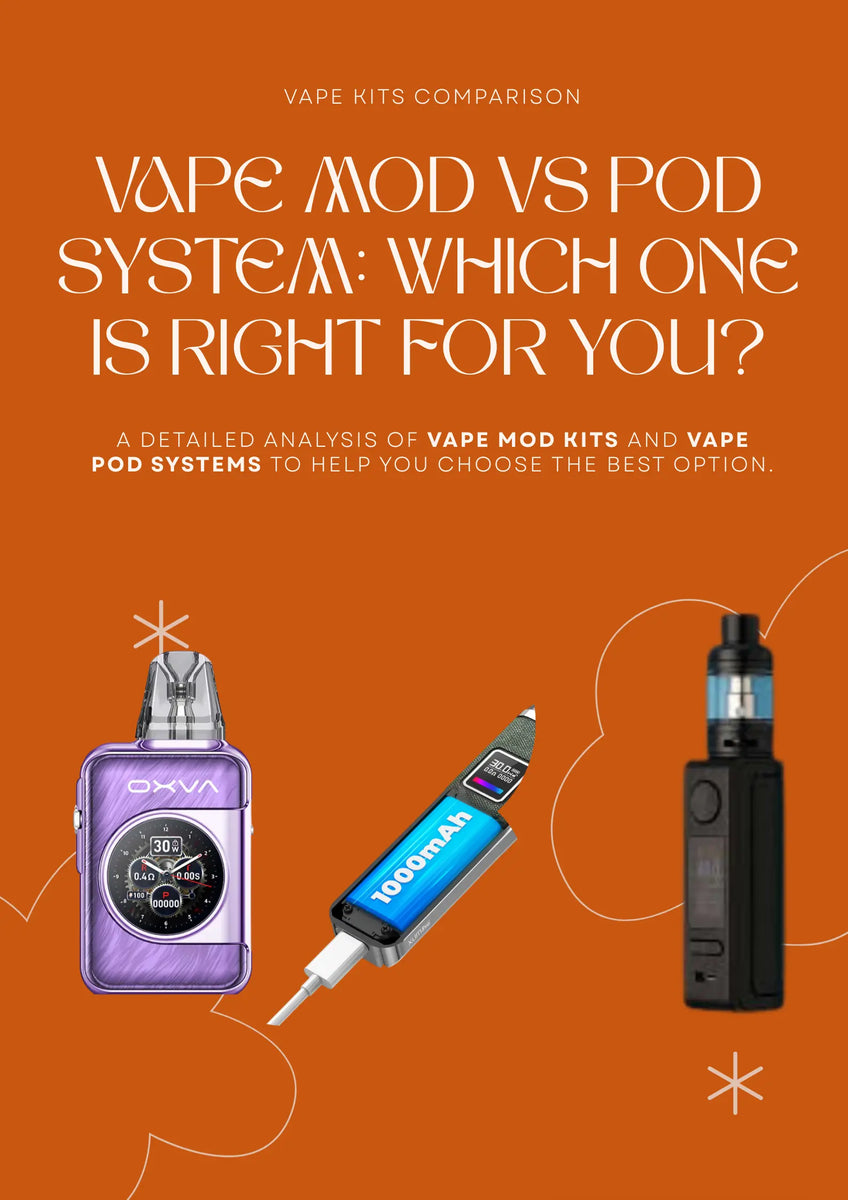 Vape Mod vs Pod System: Which One is Right for You? - Blog Washington Vapes UK Vape Mod vs Pod System: Which One is Right for You? - Blog Washington Vapes UK