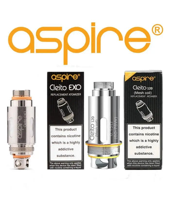 Shop Aspire Cleito Coils (Pack of 5) (Any 2 for £25) - Washington Vapes