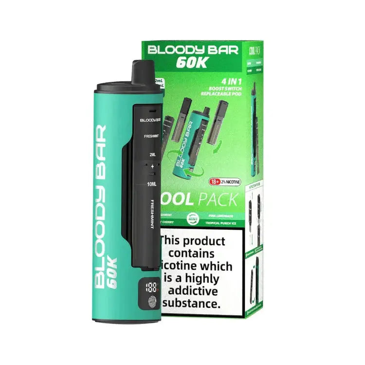 Bloody Bar 60K 4-in-1 Pod Kit – Starter Vape