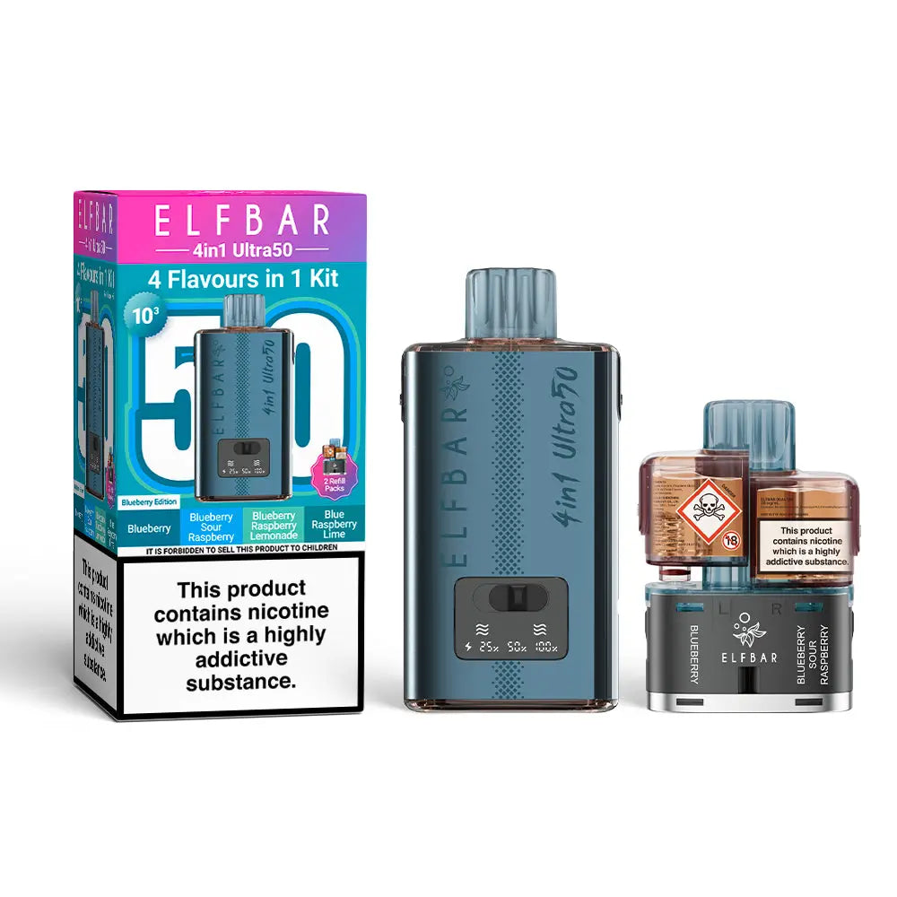 elf bar vape uk Elf Bar 4 in 1 Ultra 50 Kit – Any 5 for £40 Vape