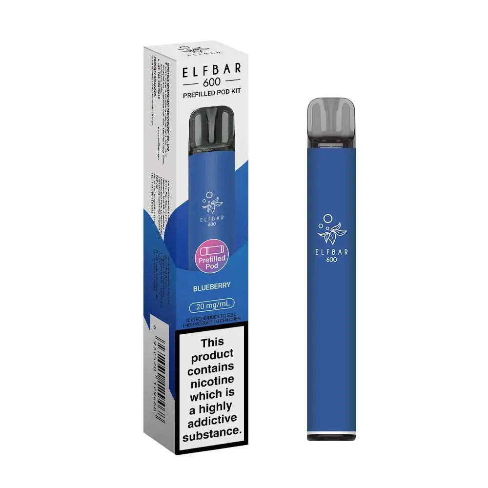 elf bar blueberry 10 pack Elf Bar 600 10-Pack Pod Kit – £27.99- UK Best Price