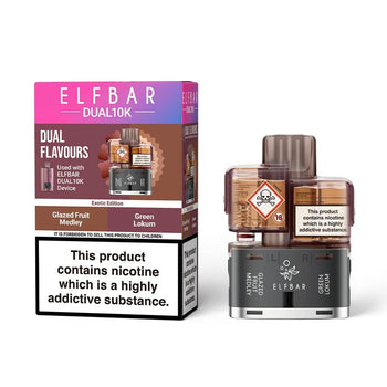 Shop Elf Bar Dual 10K Replacement Pods - Washington Vapes