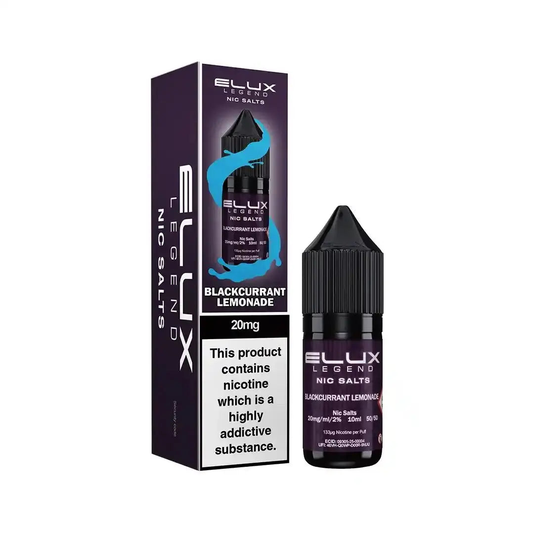 ELUX Legend Nic Salt E-Liquid |Any 10 for £15.99 – Washington Vapes UK