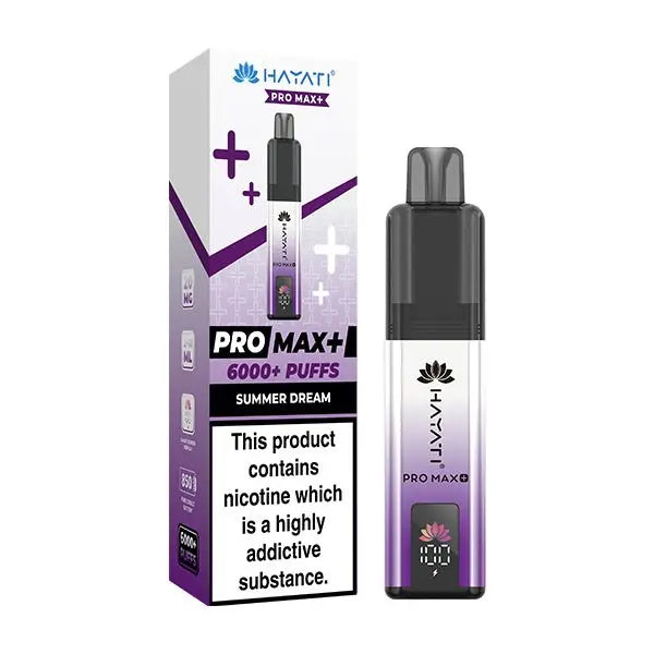 Hayati Pro Max+ 6000 Prefilled Vape Kit | Any 4 for 30  Washington Vapes  UK