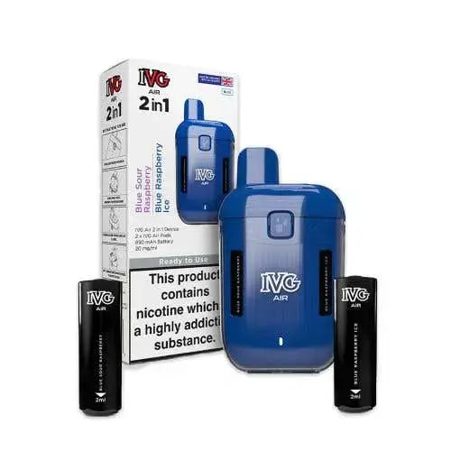 IVG Air | 2in1 | Prefilled Vape | Any 5 for 10  Washington Vapes UK