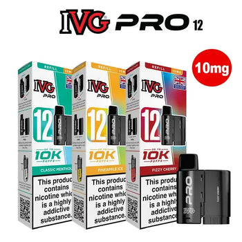 IVG Pro 12 Replacement Pods 10mg Elf Bar