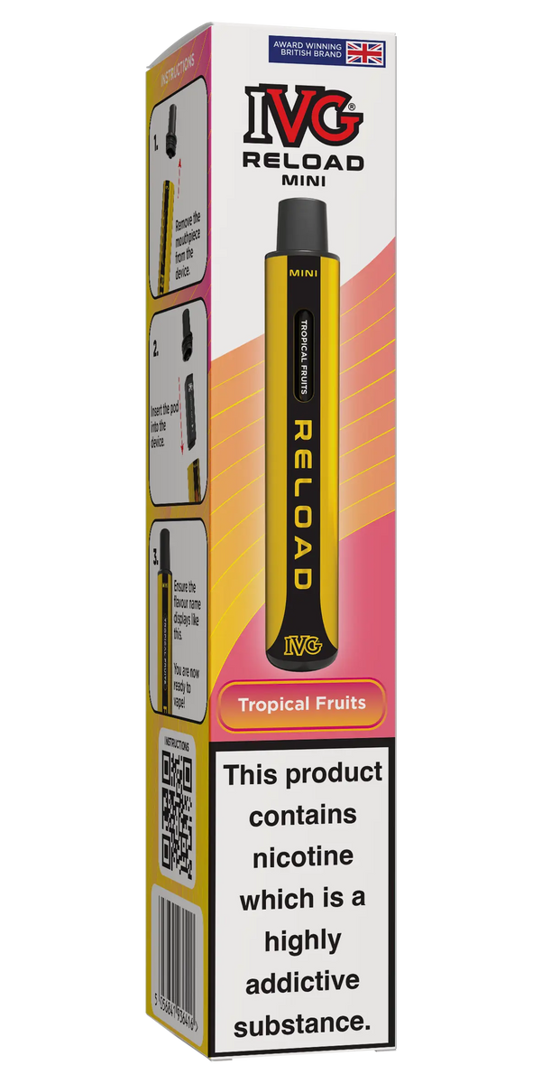 IVG Reload Mini Pod Kit –Starter Vape Kit £3.99