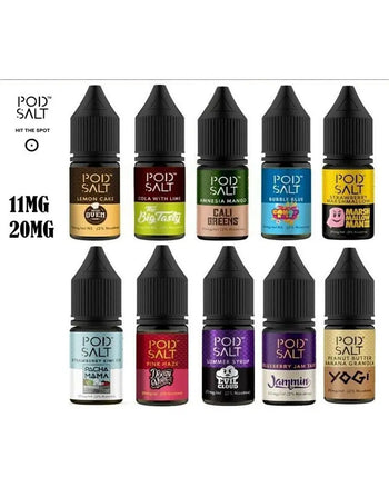 Shop Pod Salt Nic Salts 10ml (Any 10 for £15.99) - Washington Vapes