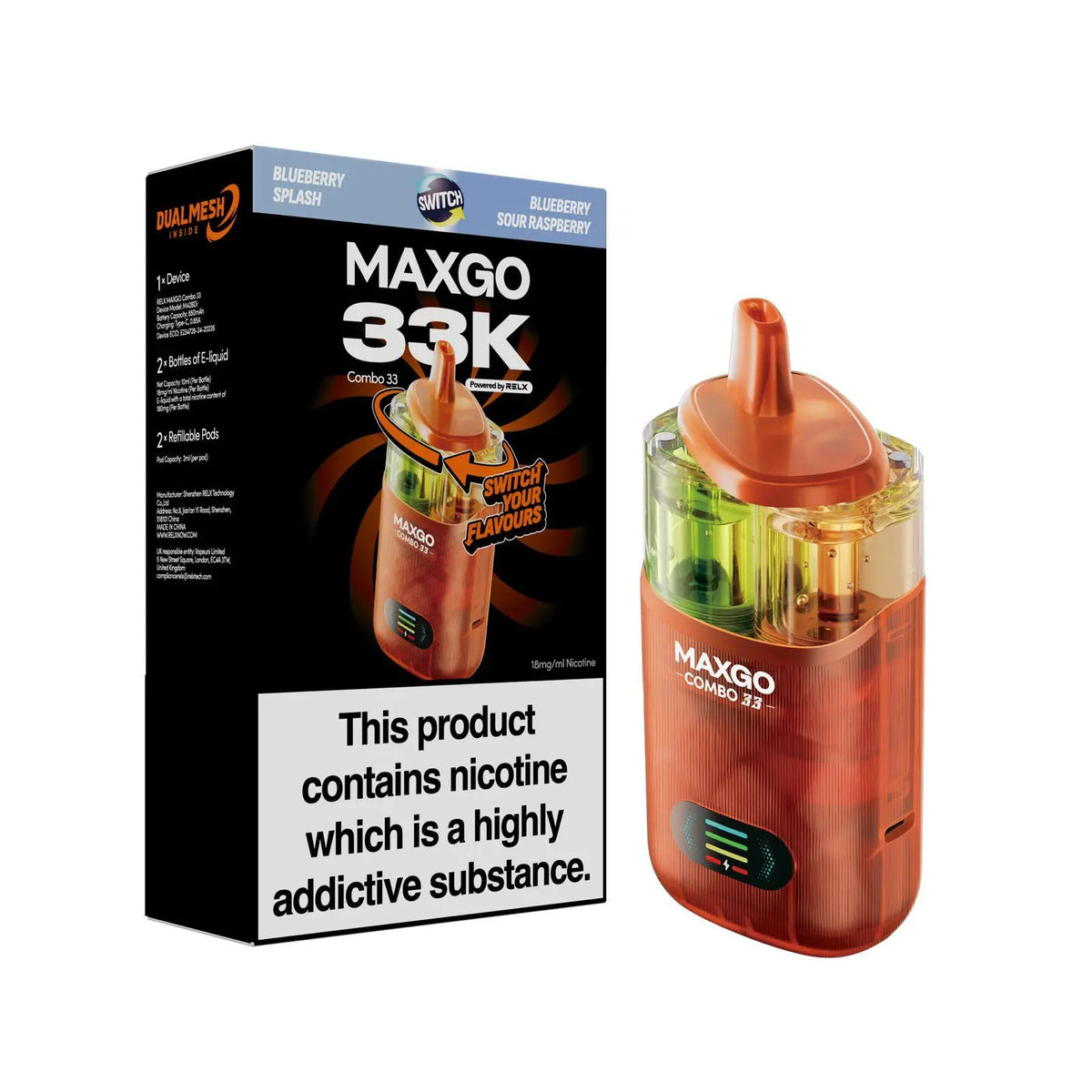 relx refillable pod OEM Refillable Pod Cartridge 1.0ml 1.5ml 2.0ml 2.5ml 3.0ml Compatible with  Relx Sp2 Marbo Zgar - Relx Pod, Marbo Pod main image 1