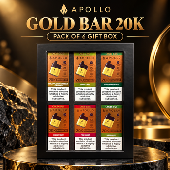 Apollo Gold Bar 20K Pack of 6 Gift Box