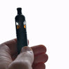 Electronic cigarette in hand isolated on white background