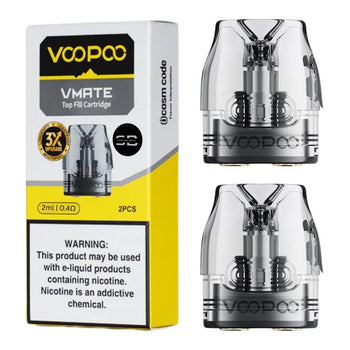 VooPoo VMATE Replacement Pod Cartridges - 0.4 Ohms