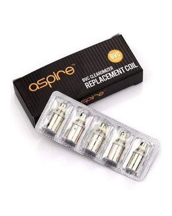 Shop Aspire BVC Clearomizer Replacement Coils (5 Pack) - Washington Vapes