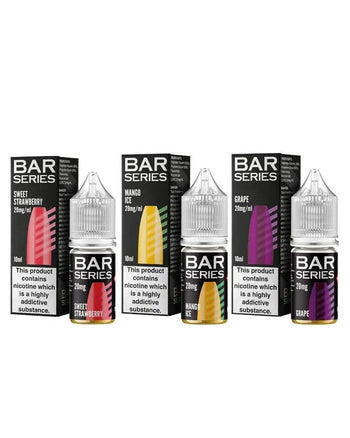 Shop Bar Series Nic Salts 10ml - Washington Vapes - Nicotine Salts Online