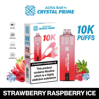 Shop Crystal Prime Aura Bar 10k Vape Pod Kit - Washington Vapes
