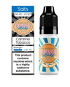 dinner lady caramel tobacco nic salt 10ml shortfill vape juice bottle