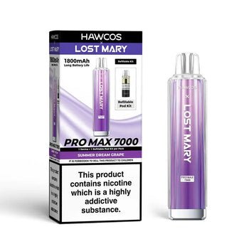 Shop HAWCOS x Lost Mary Pro Max 7000 Vape Kit - Washington Vapes