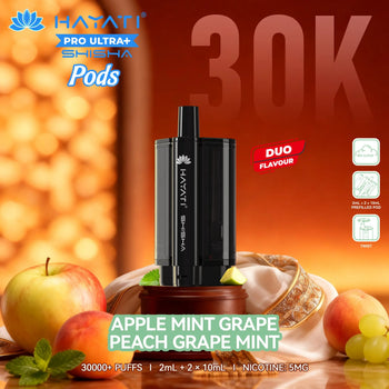 Hayati 30K Shisha Replacement Pods Pro Ultra Plus – Prefilled Refill Pods Hayati