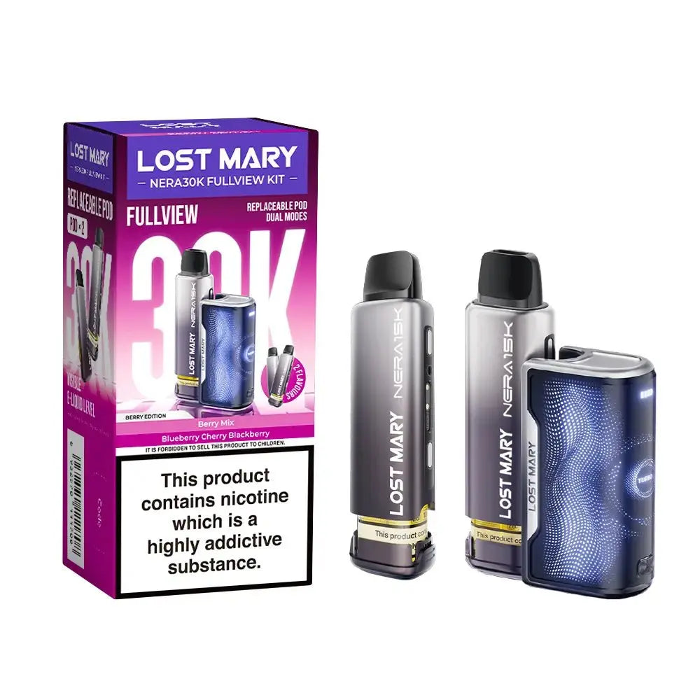 Lost Mary Nera 30K Full View – Washington Vapes UK