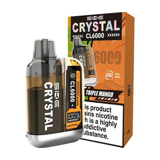 SKE Crystal CL6000 Prefilled Pod Kit - Washington Vapes UK SKE Crystal CL6000 Prefilled Pod Kit - Washington Vapes UK
