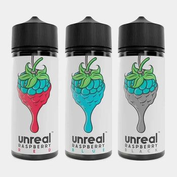 Unreal Raspberry 100ml (Any 2 for £25) - Washington Vapes UK