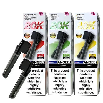 Shop Vapes Bar Angel 20k prefilled pods + Refill containers - Washington Vapes