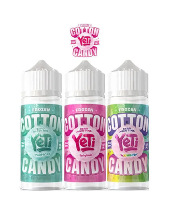 Shop Yeti Frozen Cotton Candy 100ml - Washington Vapes