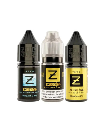 Shop Zeus Juice Nicotine Shots 10ml - Washington Vapes