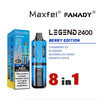 Shop Maxfel Fanady Legend 2400 Disposable 8 in 1 Vape - Washington Vapes