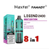 Shop Maxfel Fanady Legend 2400 Disposable 8 in 1 Vape - Washington Vapes