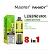 Shop Maxfel Fanady Legend 2400 Disposable 8 in 1 Vape - Washington Vapes