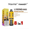 Shop Maxfel Fanady Legend 2400 Disposable 8 in 1 Vape - Washington Vapes