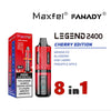 Shop Maxfel Fanady Legend 2400 Disposable 8 in 1 Vape - Washington Vapes